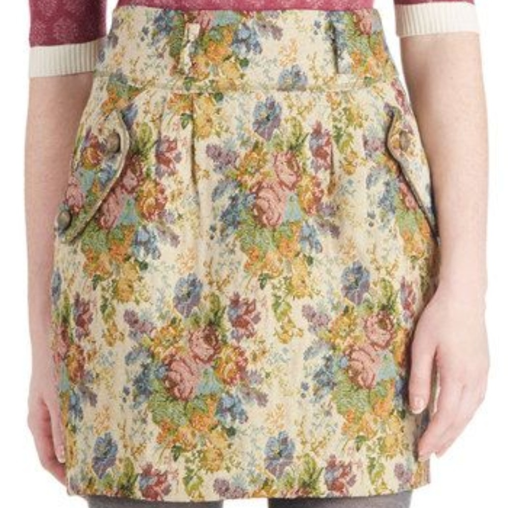 Nuck & Mo Tapestry Brocade Skirt - Size M